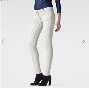 G Star skinny moto jeans. Brand new